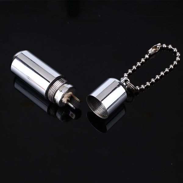 

mini waterproof lighter outdoor camping emergency survival key ring edc tool climbing ropes