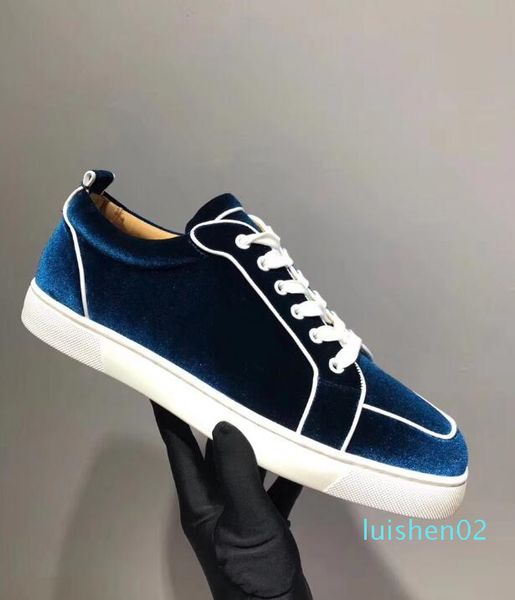 

designer luxury red sole junior shoes rantulow sneakers flat women men red bottom skateboarding designer walking shoes footwear l02, Black