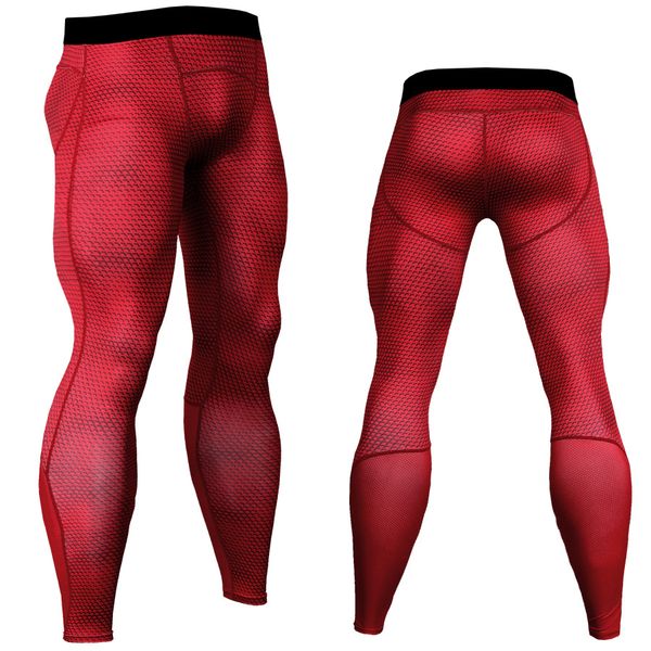 

men's compression running pants jogging pants gym sport tights fitness legging running basketball sweatpants, Black;blue