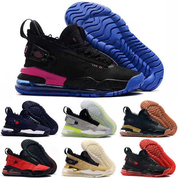 

maniere jumpman proto x 72c atlanta nights triple black gum metallic gold mens basketball shoes for sneakers size 40-46