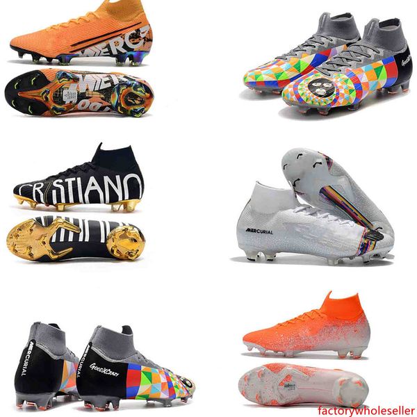 

mercurial superfly vi 360 elite fg kj 6 xii 12 cr7 mens soccer cleats ronaldo neymar superfly 7 elite soccer shoes acc football boots