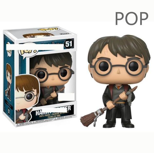 

funko pop harry potter broom black hand office decoration mode toy figures 51