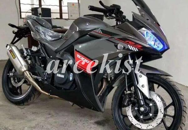 

новые литья под давлением abs пластик мотоциклов обтекателя комплект для yamaha r3 r25 2015 2016 2014 14 15 16 кузовного установлен свободны