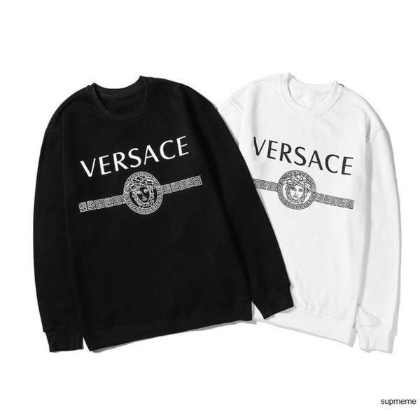 

wholesale men luxury designer hoodies sweatshirts tracksuit brands men pullover long sleeved letter embroideryjdb7, Black
