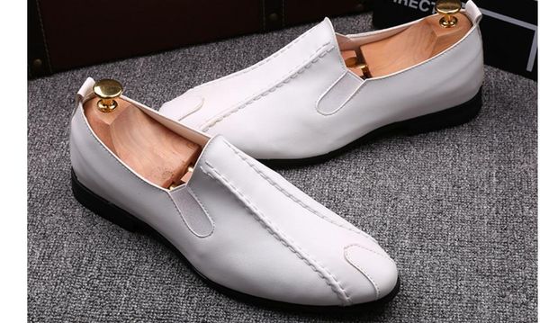 

2019 men's shoes in spring and autumn with new style low heel pointed end @1025, Black