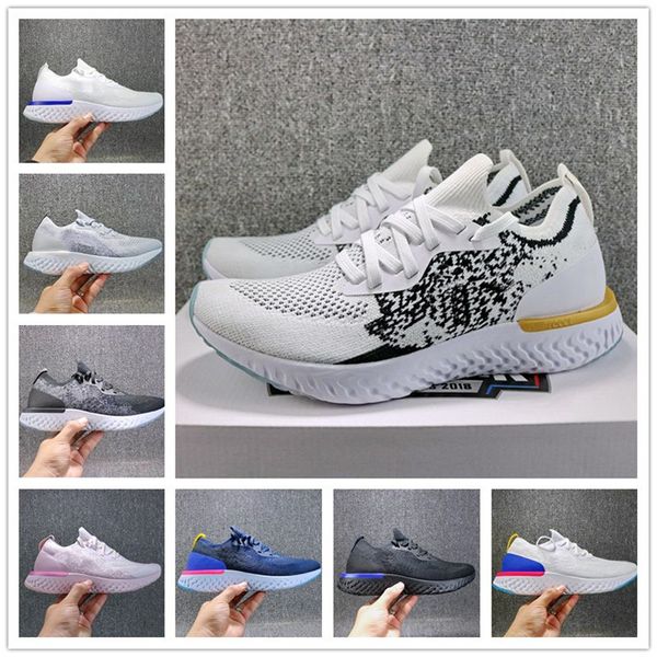

wholesale react fly knitting sport sneaker white gold pink green world cup designer breathable running shoe without box