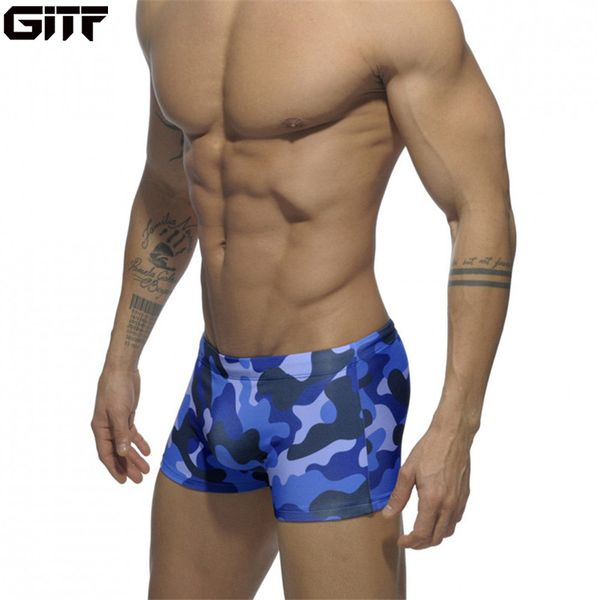 

gitf men running shorts quick-drying camouflage gym training shorts mens beach sports casual clothing fitness running men, Black;blue