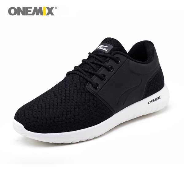 

onemix men sport sneakers outdoor ahletic black shoes for women walking jogging shoes thicken light running lover gym shoe sale
