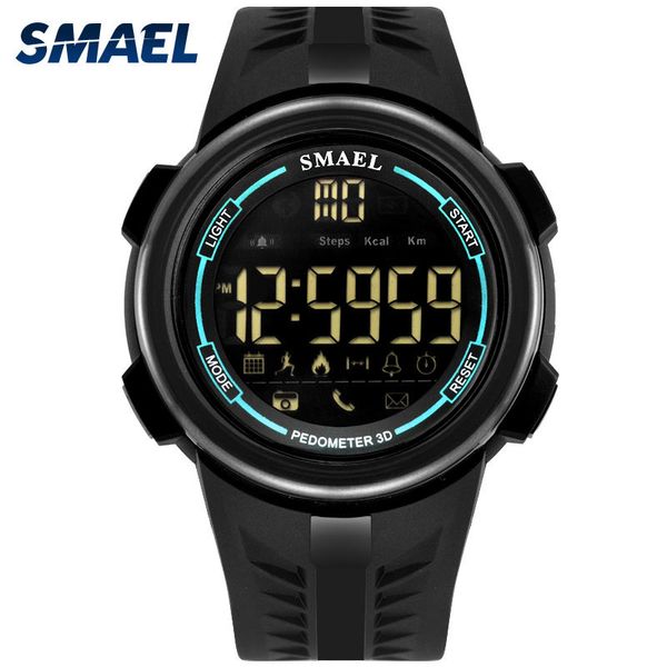 

smael digital wrist watches men sport led display electronic clock male alarm clocks chronograph fanshion watch hombre man 1703, Slivery;brown