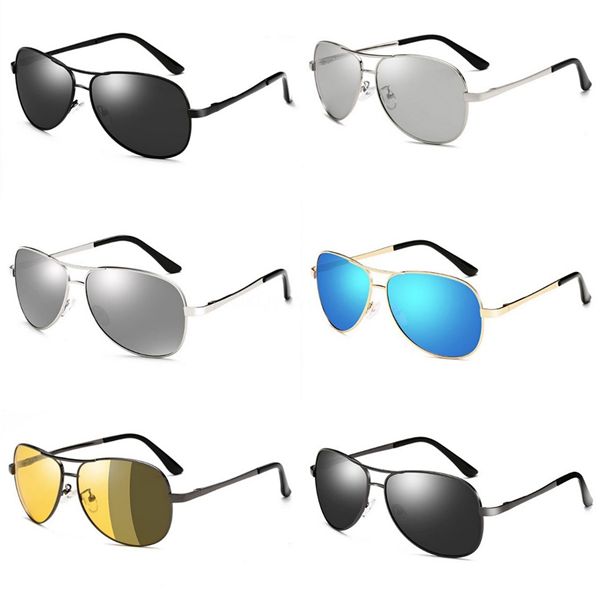 

yxvaxl 1 1pcs new to fashion men's vintage sunglasses gold frame black g15 glass lens uv400 protection black case #42964, White;black