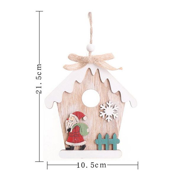 

1pcs дом оѬма Ѭождево вђд подвеки ана-клађ неговика elk xmas tree ornament