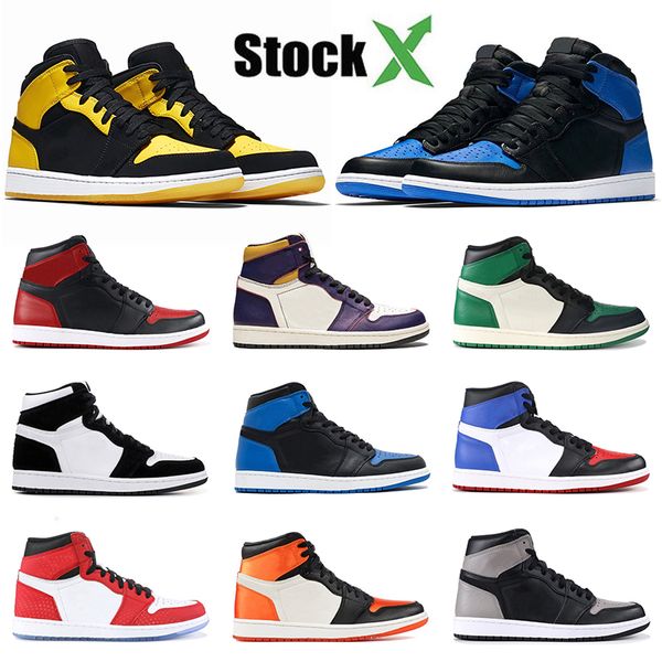 

men brand 1s designer basketball shoes new love with yellow royal blue for women trainers pine green satin shattered sneakers, White;red