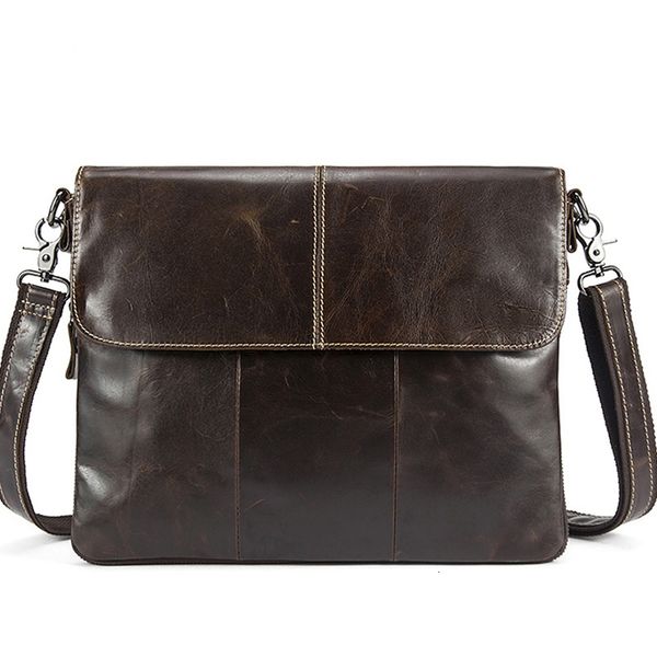 

bag men's genuine leather crossbody bags for men cover zipper male messenger bag men's shoulder bags man handbags 8007