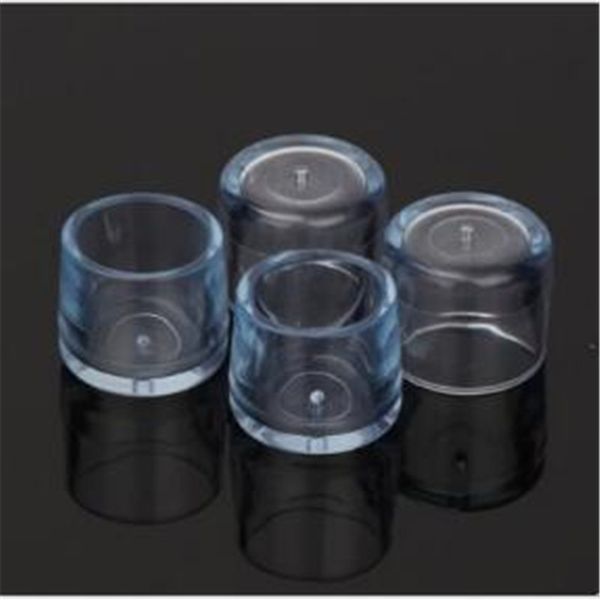

4 sets chair legs rubber cover clear silica plastic rubber floor protectors plastic caps for chair legs socks high quality