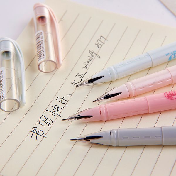 

4pcs/set 0.5mm novelty rocket pens gel pen cute stationery black student school office writing supplies ballpoint pens wholesale, Blue;orange