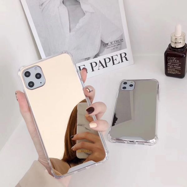 

2020 luxury plating mirror cellphone cover soft tpu cover for iphone 11 pro case silicon for iphone 11 case