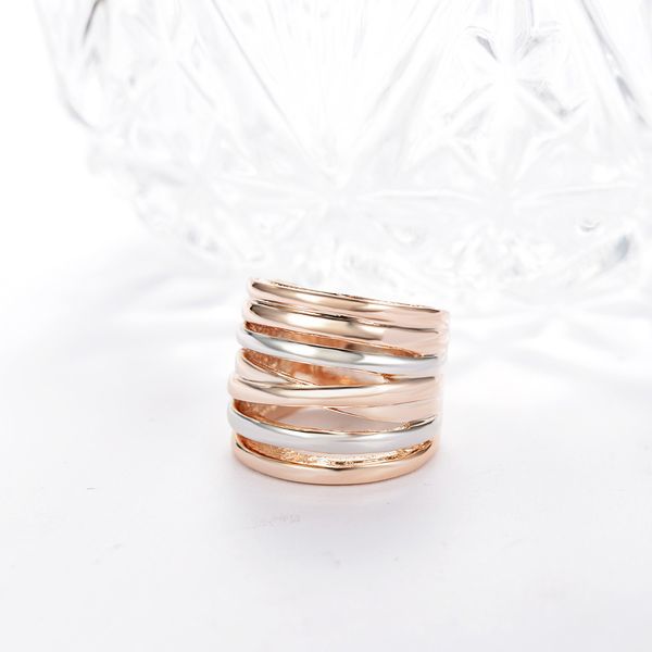 

fashion-s rose gold color alloy finger ring for women classic size ring, Silver