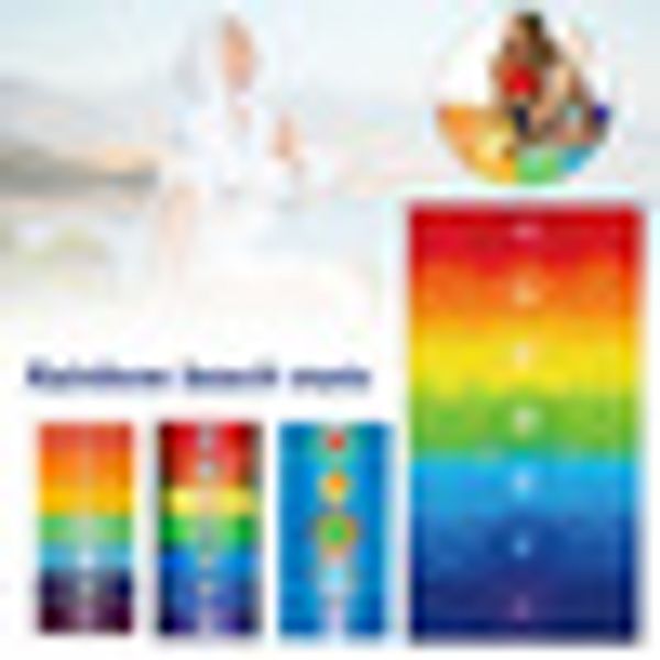 

beach mat tapestry hanging convenient rainbow wall tablecloth beautiful