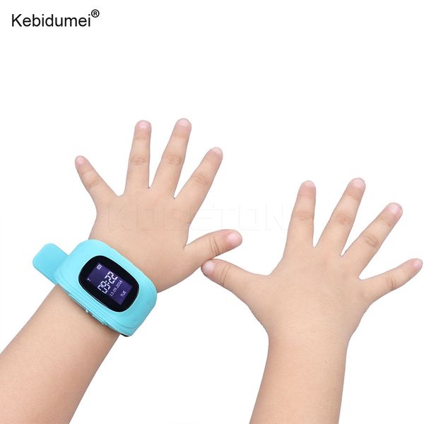 

kebidumei for children lbs smart watch q50 english gsm gprs gps call location finder tracker anti-lost smartwatch