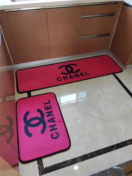 

pink women room decorate carpet cute bedroom kitchen shower room 2 pieces non-slip floor coverings sets luxury carpet