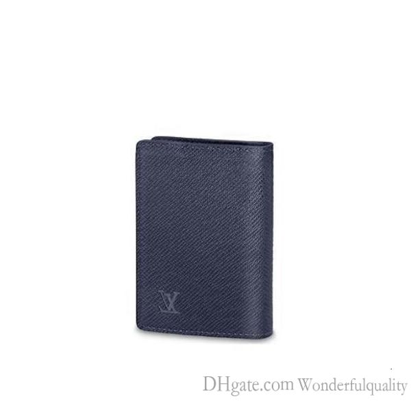 

new m30535 pocket organizer men real leather long wallet chain wallets compact purse clutches evening key card holders