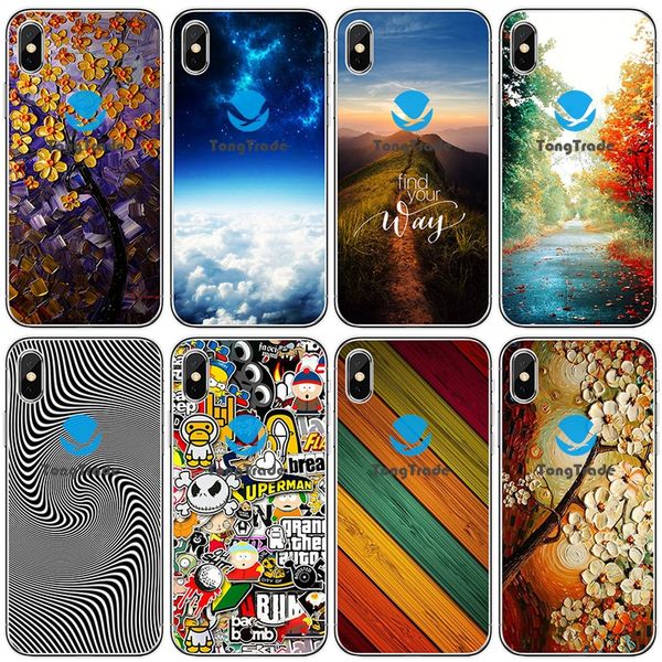 

tongtrade] мягкий силиконовый чехол для iphone 11 pro 8 7 6s 6p 5s 5p max x xs galaxy s10 эстетизм художественных свежих цветы пейзаж case