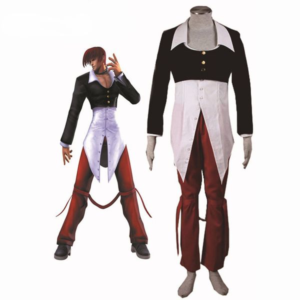 King of Fighters Iori Yagami Cosplay Anime Costume de Natal Halloween Para