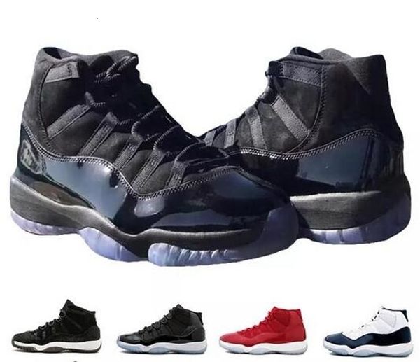 

men 11s xi basketball shoes jam true blue platinum tint gym red bred prm barons concord 45 sneaker gown prom midnight white 11 trainers