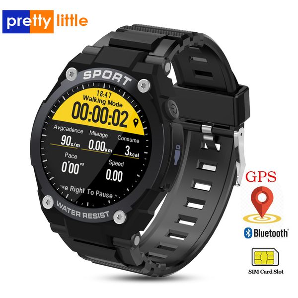 Dt97 Smart Watch GPS Men SIM Card Pedometro Tracker frequenza cardiaca Smartwatch Outdoor Modalità multi-sport per telefoni Android Ios