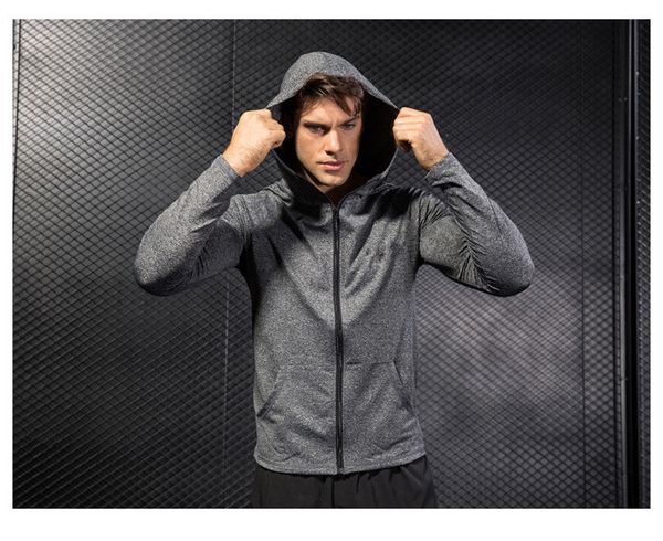 

конструктор новых людей способа вскользь активный толстовки и кардигана спорт для бег фитнес марка длинным рукавом толстовки с размер s-2xl, Black