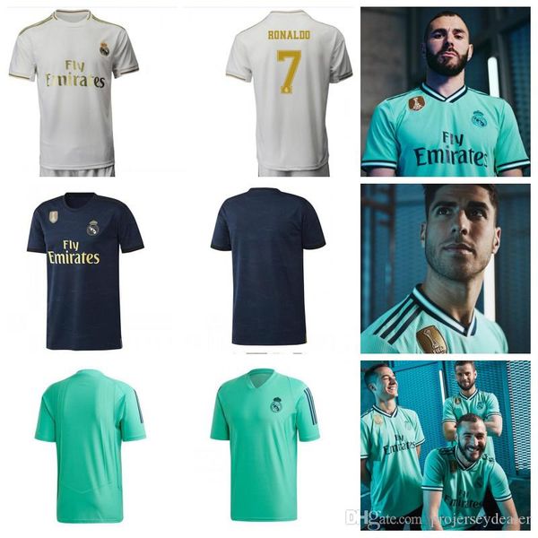 

Real Madrid Soccer Jersey 12 MARCELO 7 HAZARD 9 BENZEMA 1 NAVAS 25 COURTOIS 22 ISCO 14 CASEMIRO 28 VINICIUS JR. Football Jerseys