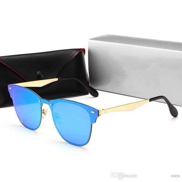 

3576 luxury sunglasses for men design fashion sunglasses wrap sunglass pilot frame coating mirror lens carbon fiber legs summer style, White;black