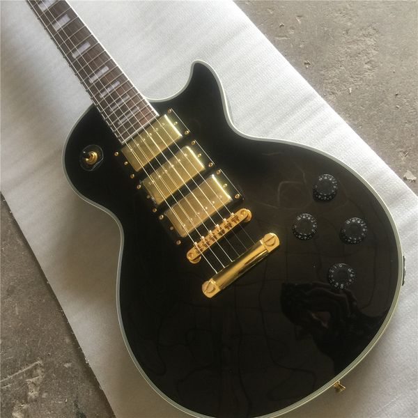 

manufacturer sales 2018 wholesale g lp custom black electric guitar with 3 guitars pickup lp guitarra