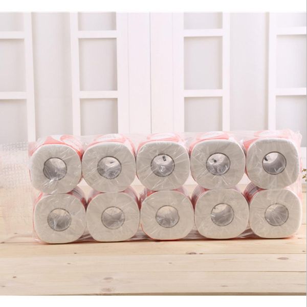 

individually wrapped toilet paper roll tissue bulk bath tissue bathroom ultra strong soft tower paper 3 ply compressed flushable