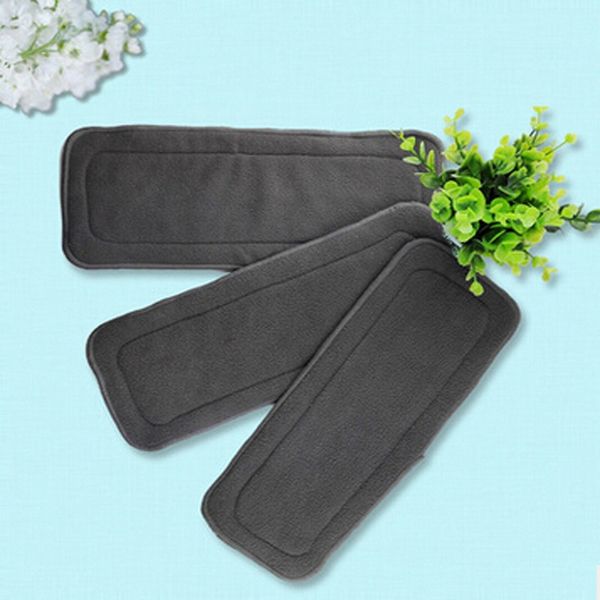 

1pc reusable black layers bamboo charcoal insert baby cloth training pants panties use toddler reusable keep warmth diapers