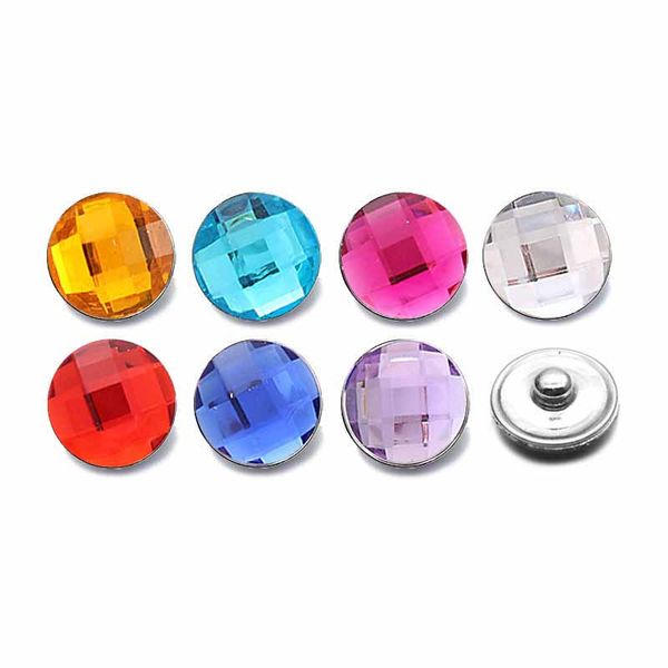 

fashion 18mm acrylic resin uneven resin snap button 019 fit charm interchangeable bracelets jewelry findings for women gift