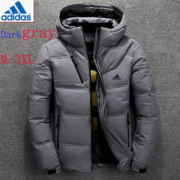 

HOT Adldas пуховик мужчин Зимние пуховики на открытом воздухе Держите теплую одежду Мужская пуховая куртка Свободная перевозка груза # 9115