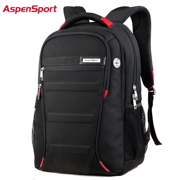 

aspensport lapbackpacks men for 15-17 inch computer school bags boy travel waterproof anti-theft notebook black cj191201