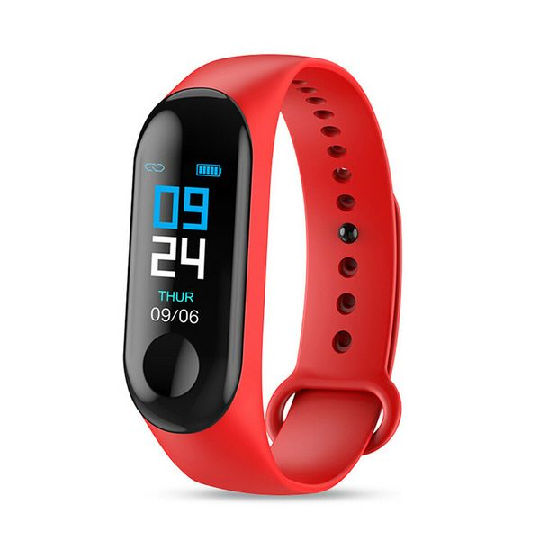

newly 2019 smart braclet 0.96in tft screen heart rate sports waterproof sleep monitoring watch sma66, Slivery;brown
