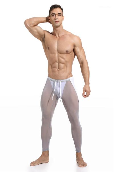 

homme clothing skinny lightweight active casual apparel mens slim designer sports pants solid color long style, Black