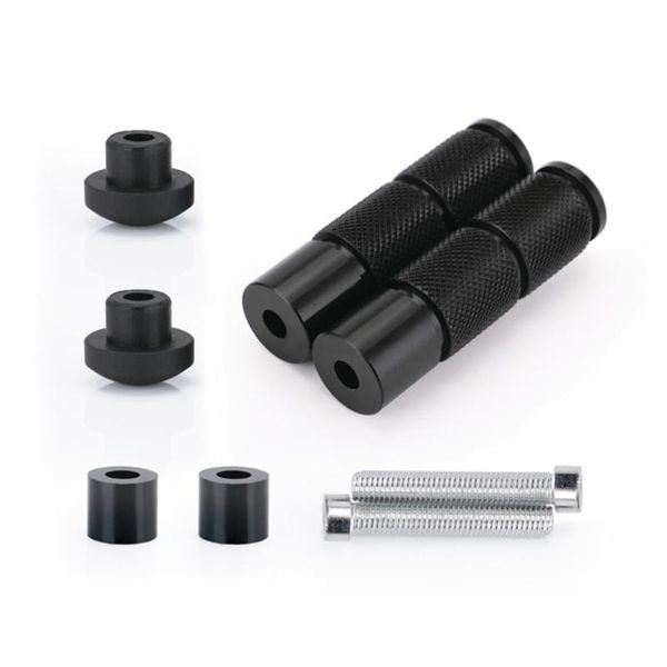 

universal cnc aluminum alloy motorcycle round foot pegs front rider foot pegs pedals for dirt pit bike atv motorcycles scooter 5