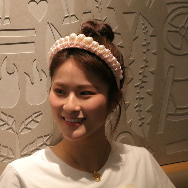 

цвет волос стиль с ободки pearl lady темперамент hairband pom pom группа волос алиса группа cerchietto aliceband uroyi, Black;brown