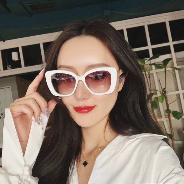

sunglasses 5422 eye des b cat black glasses lens sunglasses fashion grey soleil with lunettes ladies de box kaihe, White;black