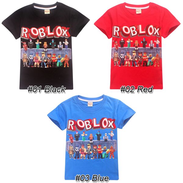 2020 Roblox Kids Tee Shirts 6 14t Kids Boys Girls Cartoon Printed - cutom name t shirts 115 fonts roblox