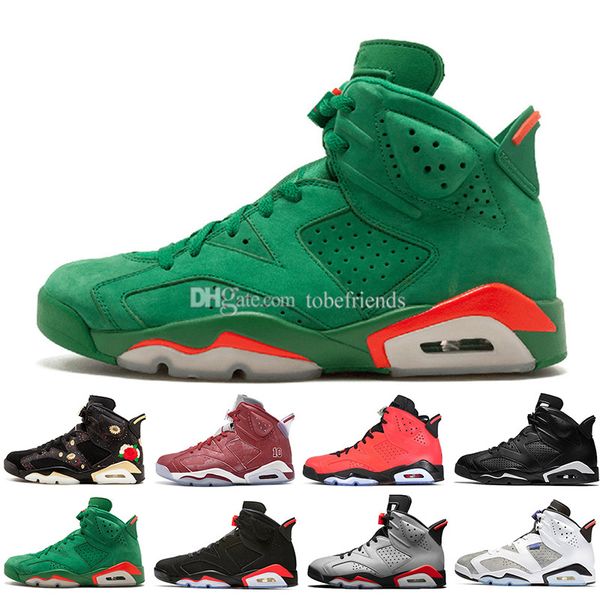 

in stock 2019 infrared bred 6 6s mens basketball shoes 3m reflective bugs bunny tinker hatfield black cat flint men sports sneakers designer