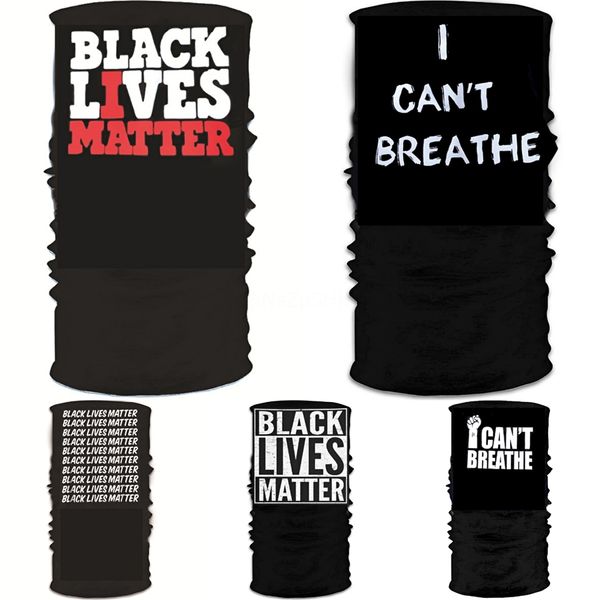 

i cant breathe2020 seamless hip hop bandanas magic headscarf riding mask tube neck face headscarves sport magic headband pick skull pri #210, Black