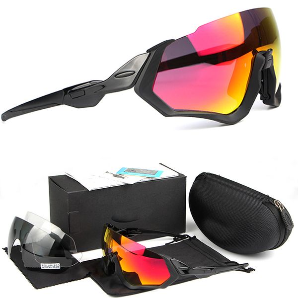 

2018 peter flight sunglasses men sports cyc goggles polarized half frame with 3 lens big mountain goggles saga gafas de sol c19022501, White;black