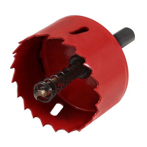 

new-1 pcs cutting 55mm diameter bimetal hole saw for wood alloy iron red black