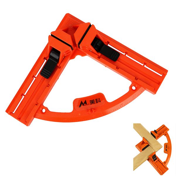 

woodworking tool glass fish tank clamp abs plastic 90-degree right angled clip woodwork frame corner clamp picture frame clip