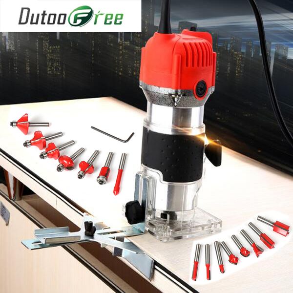 

carving machine electric trimmer wood plug 30000rpm wood router trimming leather woodworking diy drill power tools